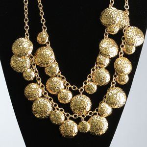 St John Double Stranded  Medallion Necklace